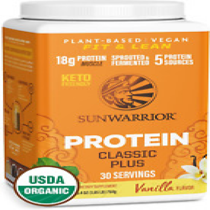 Sunwarrior Vegan Organic Protein Powder Plant-Based | 5 Superfood Quinoa Chia Se