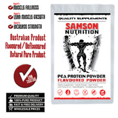 Pea Protein Powder 1kg, Flavoured Options, Australian Plant Protein 85% Quality