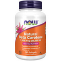 Natural Beta Carotene 25000 IU 180 Sgels By Now Foods