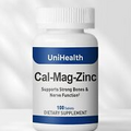 UniHealth - Calcium Magnesium with Zinc - 100 Tablets – 50 days