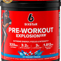 Pre-Workout Powder for Men & Women, ICY Rocket Freeze (30 Servings) - Preworkout