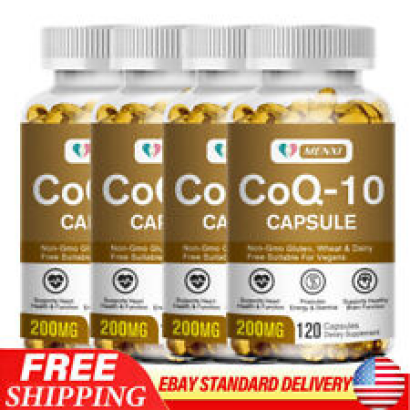 Coenzyme Q-10 Antioxidant, Heart Health Support, Increase Energy & Stamina 200mg