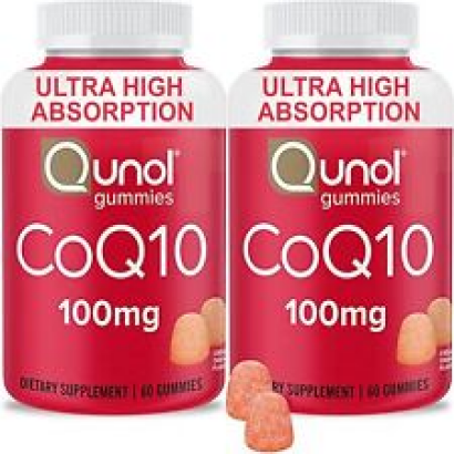 CoQ10 Gummies, 100mg, Delicious Gummy 120 Count (Pack of 1)