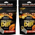 Teaza Energy Pouches Healthy Dip Smokeless Pouches Spicy Cinnamon (2 Pack)