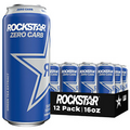 Rockstar Energy Drink Zero Sugar Zero Carb 16oz (Pack of 12)