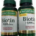 Nature’s Bounty Biotin Combo 10.000mcg 120+180ct Healthy Skin Exp26+ #492 979