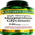 Nature's Bounty Magnesium Glycinate 240 mg Muscle Relaxation 180 ct EXP 10/2026