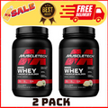 Muscletech Platinum Whey Plus Muscle Builder Protein Powder, 30g Protein, 2 pack