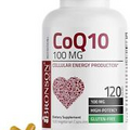 Bronson CoQ10 100 MG High Potency Cellular Energy 120 Count (Pack of 1)