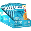 Quest Protein Chips - Cheddar & Sour Cream (8 Bags)
