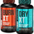Burn-XT Thermogenic Fat Burner - Weight Loss Supplement & Appetite Suppressant - 60 Capsules & Dry-XT Water Weight Loss Diuretic Pills - Natural Supplement for Reducing Water Retention - 60 Capsules