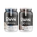 OWYN Only What You Need Pro Elite Vegan 30g Plant-Based High Protein Powder, Zero Sugar, Variety (2 Pack, 2.9 lbs)