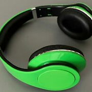 Kopfhörer Bügelkopfhörer Grün mit Kabel 3,5mm On-Ear faltbar Neu und OVP