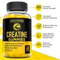 CREATINE MONOHYDRATE GUMMIES FOR STRENGTH & ATHLETIC PERFORMANCE, BUILD MUSCLE