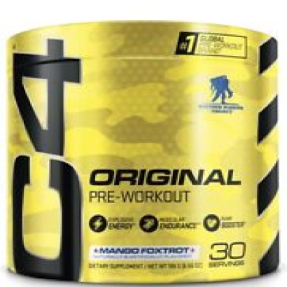 C4 Mango Foxtrot PreWorkout - Wounded Warrior Project New 6.56oz 30 Servings