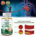 Garlic Extract Oil Capsules 5000mg - Reduce Cholesterol, Enhance Immunity