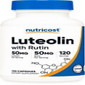 Nutricost Luteolin with Rutin Complex 100mg (50mg Luteolin, 50mg Rutin) 120 Caps