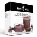 ProtiWise Dark Chocolate Shake or Pudding Mix (7/Box)