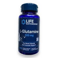 Life Extension L-Glutamine 500 mg 100 Vegetarian Caps Mood Muscle Immune, E.1/25
