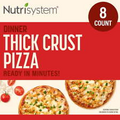 Nutrisystem Thick Crust Pizza 8CT Personal Pizzas To Support Healthy Weight Loss