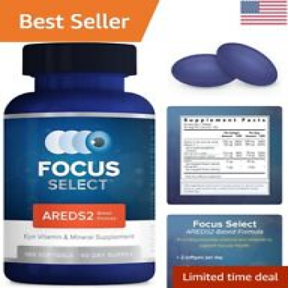 Focus Select AREDS2 Based Eye Vitamin-Mineral Supplement - 180 Count