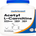 Nutricost Acetyl L-Carnitine 500mg, 180 Capsules, Non-GMO and Gluten Free