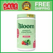 Bloom Nutrition Greens & Superfoods Powder, Organic Mixed Berry, 25 Servings