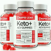 (3 Pack) Rapid Lean Keto + ACV Maximum Strength Gummies for Weight Loss