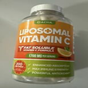 Dacha Natural Liposomal Vitamin C- 200 ct Veggie Capsules EXP 03/25 SEALED