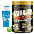 WILD BUCK Wild Pre-X3 Hardcore Pre-Workout Supplement with Creatine Monohydrate