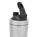 Protein Shaker Bottle With Scale Portable Stainless Steel Double Section Sha Qx