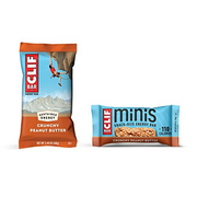 CLIF BAR - Crunchy Peanut Butter - Full Size and Mini Energy Bars - Made with Organic Oats - Non-GMO - Plant Based - 2.4 oz. and 0.99 oz. (20 Count)
