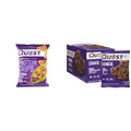 Quest Loaded Taco Tortilla Style Protein Chips & Double Chocolate Chip Protein Cookies Bundle, High Protein, Low Carb, Gluten Free