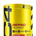 CELLUCOR C4 Ripped Pre-Workout Cutting Formula-Fruit Punch-EX. 2/25-30 Servings