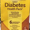 Nature Made Daily Diabetic Health Pack 60 Packets, 60 Days Supply- Exp. 3/2025