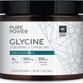 Dr. Mercola Pure Power Glycine + Taurine & L-Proline - Unflavored, 5.20 oz,...