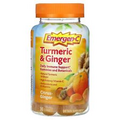 2 X Emergen-C, Turmeric & Ginger, Citrus-Ginger, 36 Gummies