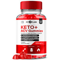 Fit Flare Keto + ACV Gummies, Keto ACV Energy and Ketosis Support (60 Gummies)