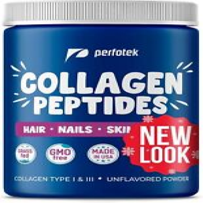Ultra Premium Collagen Peptides Powder Hydrolyzed Anti-Aging 1 & 3 type- 1LB