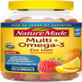 Nature Made Multivitamin Gummies for Him with Omega-3 Men Nutritional Supplement