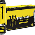 Monster Rehab Tea + Lemonade + Energy, Energy Iced Tea, Energy Drink 15.5 Ounce