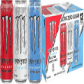 Monster Energy Ultra 3 Flavor Variety Pack, Zero Ultra, Ultra Red, Ultra Blue,