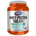 NOW Sports Nutrition, Whey Protein Isolate, 25 G With BCAAs, Creamy Vanilla Powder, 1.8-Pound