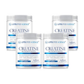 Approved Science Creatine Monohydrate Powder with BioPerine - Supports Lean Muscle Growth and Recovery - 60 Servings - 5000mg Per Serving - Unflavored - Pack of 4 - Non-GMO, Vegan