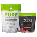 SFH Motivate & Gain Workout Bundle Pure Whey Vanilla Protein and Push Pre-Workout Powder