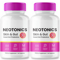 (2 Pack) Neotonics, Neotonics Skin & Gut, Neotonics Probiotics (120 Capsules)