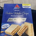Atkins Protein Wafer Crisp Snack Peanut Butter 5 bars EXP 04/24