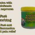 Arnica con Diclofenado y naproxeno fast absorbing pain relief pomade