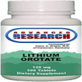 NCI Advanced Research Dr. Hans Nieper Lithium Orotate Tablets, 120 Mg, 200 Coun