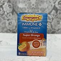 Emergen-C Immune Plus & Zinc 10 Ct Super Orange 1000mg Vitamin c+d Exp 11/2024